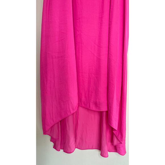 Jennifer Lopez Pink cold shoulder strappy sundress 1X  New - Picture 6 of 11